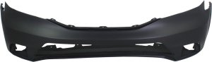 Front Bumper Cover for Pilot 2012-2015, Primed (Ready to Paint), without Headlight and Park Assist Sensor Holes, compatible with EX/EX-L/LX Models, Replacement
