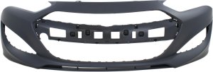 Front Bumper Cover for Hyundai Genesis Coupe 2013-2016, Primed (Ready to Paint), Replacement