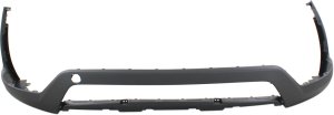 Front Bumper Cover for Hyundai Santa Fe 2013-2016, Lower Section, Textured Finish, Replacement