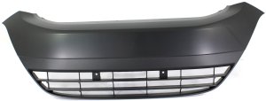 Front Bumper Grille Garnish for Honda Insight 2010-2014, Primed (Ready to Paint) Black, Replacement