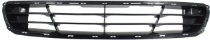 Front Bumper Grille for Genesis Sedan 2009-2010, Lower Position, Black, without Adaptive Cruise Control, Replacement
