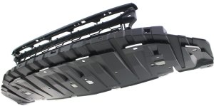Front Bumper Grille for Honda Civic SI Model Sedan, 2013-2015, Primed (Ready to Paint), Replacement