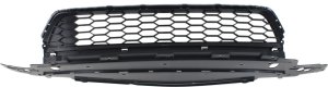 Front Bumper Grille for Honda Accord 2013-2015, Textured Gray, Without Adaptive Cruise Control, Fit EX/EX-L/LX/Sport Sedan Models, Replacement
