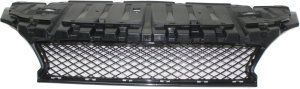 Front Bumper Grille for Honda Civic 2014-2015, Textured Black, Excludes SI Model, Coupe, Replacement