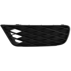Fog Light Cover for Honda Civic 2009-2011, Left (Driver), Lower Outer, Black, Sedan, Replacement
