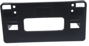 Front License Plate Bracket for 2008-2012 Honda Accord, Base Model, Textured Black, Sedan, Replacement