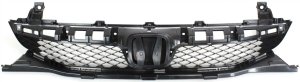 Grille for Honda Civic Sedan 2009-2011, Paintable Shell and Insert, Replacement