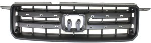 Grille for Honda Pilot 2006-2008, Painted Dark Gray Shell and Insert, Replacement