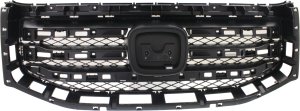 Textured Black Shell and Insert Grille for Honda Pilot 2012-2015, Replacement