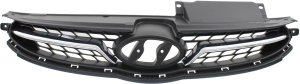 Paintable Shell and Insert Grille for 2011-2013 Hyundai Elantra Limited Model, with Chrome Insert, USA Built Vehicle, Replacement