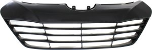 Paintable Grille Shell and Insert for 2010-2015 Hyundai Tucson, Includes Upper Molding, Excludes Fuel Cell Model, Replacement