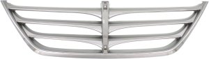 Chrome Silver Shell and Insert Grille for Genesis Sedan, 2009-2010 Models, From 6-16-09, Replacement