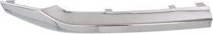 Upper Grille Molding for Honda Odyssey 2014-2017, Right (Passenger) Side, Chrome Finish, Replacement