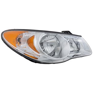 Headlight Assembly for 2010 Hyundai Elantra Sedan, Right (Passenger) Side, Halogen Light, Replacement