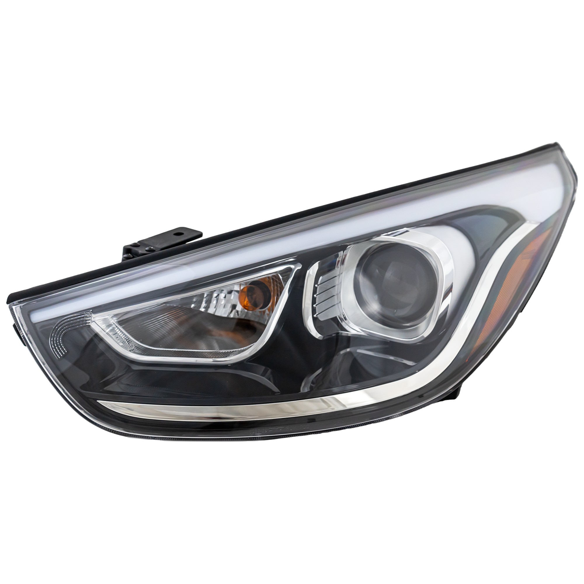 Headlight Assembly for Hyundai Tucson 2014-2015, Left (Driver), Halogen, Replacement