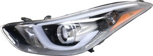 2013 - 2016 Hyundai Elantra Headlight Assembly - Left (Driver)