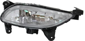 Front Fog Light Assembly for Hyundai Sonata 2011-2013, Right (Passenger), Excludes Hybrid Models, Replacement