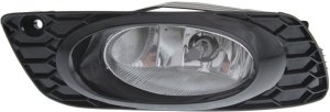 Front Fog Light Assembly for Honda Civic 2012-2012, Left (Driver), Factory Installed, Sedan, Excluding Hybrid Model, Replacement
