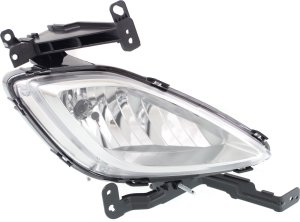 Front Fog Light Assembly for Hyundai Elantra Sedan, 2011-2013, Right (Passenger), Korea Built Vehicle, Replacement