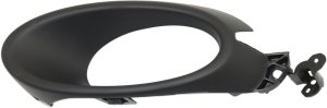 Front Fog Light Molding for Honda Civic Coupe 2014-2015, Left (Driver), 1.8L Eng., Textured Black, Replacement