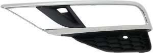 Front Fog Light Molding for 2015-2016 Honda CR-V, Left (Driver), Chrome, Replacement