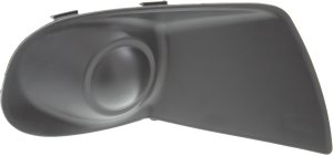Fog Light Cover for Hyundai Tiburon 2005-2006, Left (Driver) Side, without Fog Light Hole, Replacement