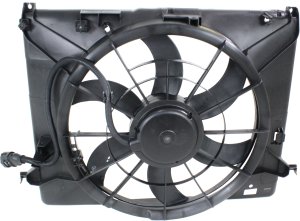 Radiator Fan Assembly for Genesis Sedan, 3.8 Liter Engine, 2009-2014 Model, Replacement