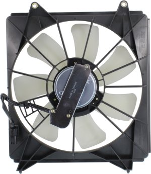 A/C Condenser Fan Assembly for Honda Accord 2013-2017, Right (Passenger), 6 Cylinder Engine, Coupe/Sedan, Denso Brand, Replacement