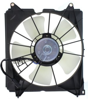 Denso Brand Radiator Fan Assembly for 2013-2017 Honda Accord, Left (Driver), Fits 4 Cylinder Eng Coupe, EX/EX-L/Touring Models, 6 Cylinder Eng Coupe/Sedan, Replacement