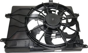 Radiator Fan Assembly for Hyundai Tucson 2014-2015/Kia Sportage 2014-2016, Fits Sportage 2.4L/Tucson 2.0/2.4L, Includes Resistor, Replacement