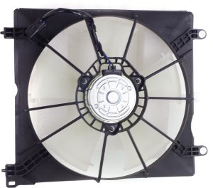Radiator Fan Assembly for Honda Accord 2013-2017 4 Cylinder, Excluding Hybrid Model, Compatible with Coupe LX-S & Sedan, Toyo Brand, Left (Driver), Replacement