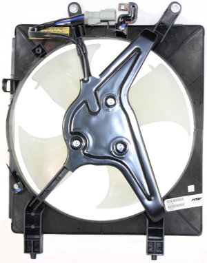 A/C Fan Shroud Assembly for Honda Civic 2001-2005, 1.7L Engine, Left (Driver) Side, Replacement