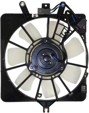 A/C Condenser Single Fan Assembly for FIT 2007-2008 Vehicles, Replacement