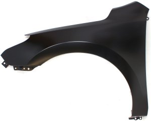 Front Fender for Hyundai Elantra 2009-2012 Left (Driver) Primed (Ready to Paint), Touring Model, Without Signal Light Hole, Replacement