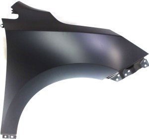 Front Fender for Hyundai Tucson 2010-2015, Right (Passenger), Primed (Ready to Paint), without Signal Light and Molding Hole, Steel, Replacement