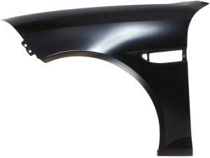 Front Fender for Hyundai Tiburon 2007-2008, Left (Driver), Primed (Ready to Paint), with Side Light Hole, Replacement