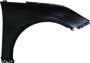 Front Fender for Hyundai Sonata 2011-2014, Right (Passenger) Side, Primed (Ready to Paint), Steel, Without Side Light Holes (Excludes Hybrid Model), Replacement