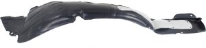 Front Fender Liner for Hyundai Elantra Sedan, 2014-2016, Left (Driver) Side, Korea Built Vehicle, Made of Plastic, Injection Form, Replacement