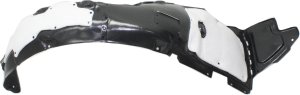 Front Fender Liner for Hyundai Sonata 2014, Right (Passenger) Side, Excluding Hybrid Model, Plastic, Injection Formed, Replacement