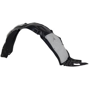 Front Fender Liner for Hyundai Sonata 2012-2013 SE Model, Right (Passenger) Side, Vacuum Form, with Sport Suspension, Replacement