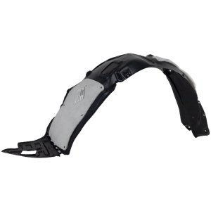 Front Fender Liner Left (Driver) for Hyundai Sonata 2012-2013 SE Model, Vacuum Form, w/ Sport Suspension, Replacement