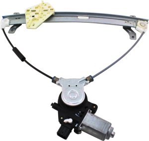 Front Window Regulator for Honda Accord 2003-2007, Right (Passenger), Power with Motor, 2-Door Coupe, Replacement