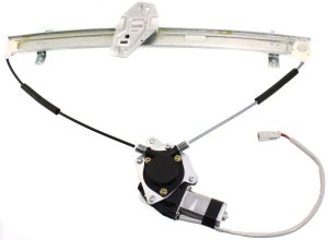 Front Window Regulator for Pilot 2003-2008, Right (Passenger), Power, with Motor, Replacement