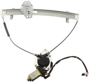 Power Front Window Regulator for Honda Civic 2001-2005, Left (Driver), with Motor, Coupe, Excluding Si Models, Replacement