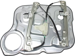 Front Window Regulator for Hyundai Santa Fe 2007-2009, Left (Driver) Side, Power, Without Motor, Carrier Module, Replacement
