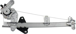 Power Front Window Regulator for 2009-2014 Models, Right (Passenger) Side, with Motor, 2 Pins, Replacement