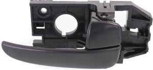 Black Rear Interior Door Handle for Hyundai Elantra 2001-2006 Right (Passenger), Replacement