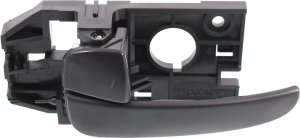 Black Rear Interior Door Handle for 2001-2006 Hyundai Elantra, Left (Driver) Side, Replacement