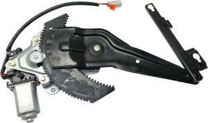 Power Rear Window Regulator with Motor for 1996-2000 Honda Civic, Left (Driver) Side, Sedan, Japan Built (1996 Only), Replacement