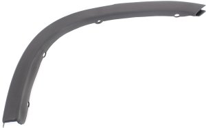 Black Plastic Rear Wheel Opening Molding for Honda CR-V 1997-2001, Left (Driver) Side, Replacement
